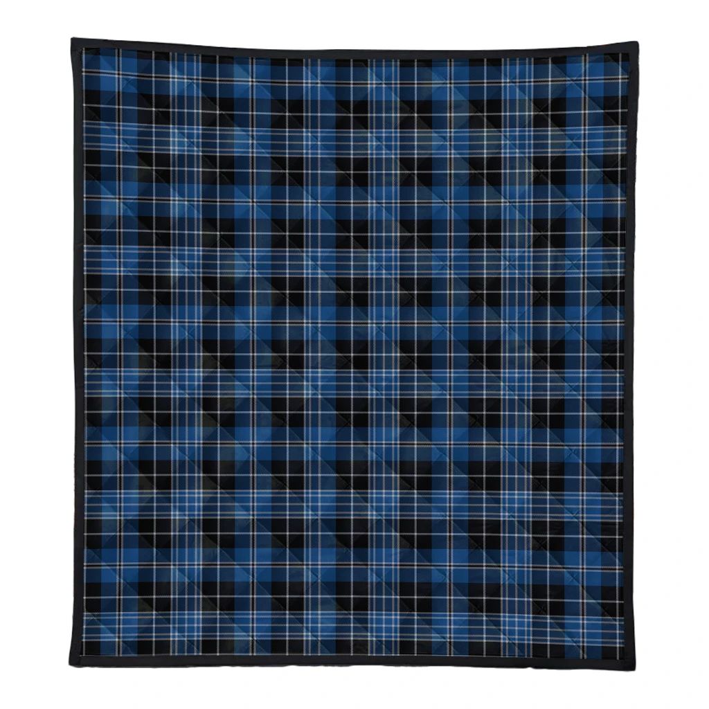 Clergy Blue Tartan Classic Premium Quilt