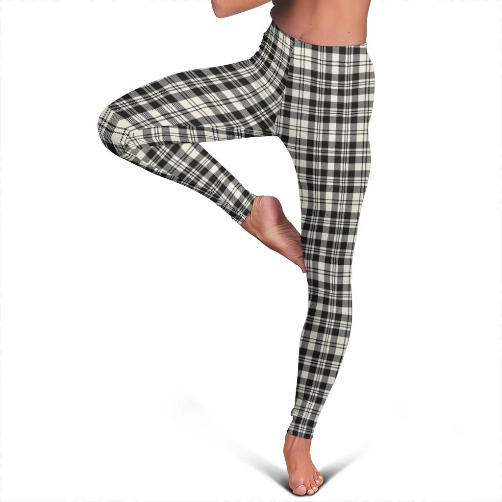 Scott Black & White Ancient Tartan Classic Leggings