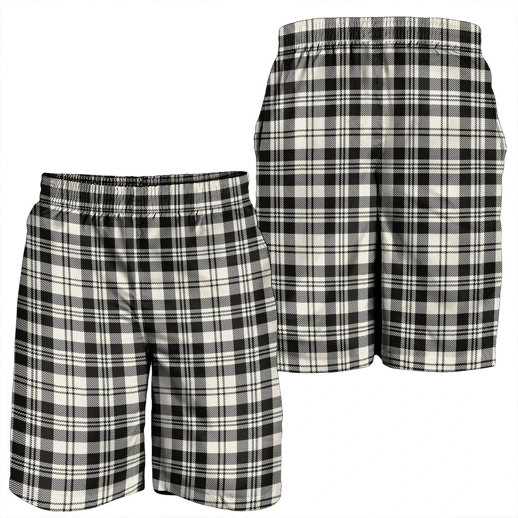 Scott Black & White Ancient Tartan Classic Men's Shorts