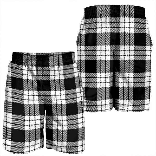 MacFarlane Black & White Tartan Classic Men's Shorts