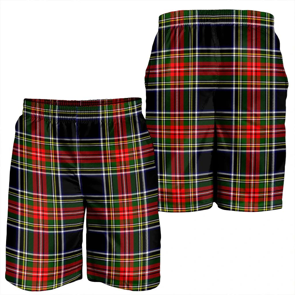 Stewart Black Tartan Classic Men's Shorts