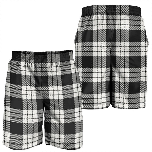 MacFarlane Black & White Ancient Tartan Classic Men's Shorts