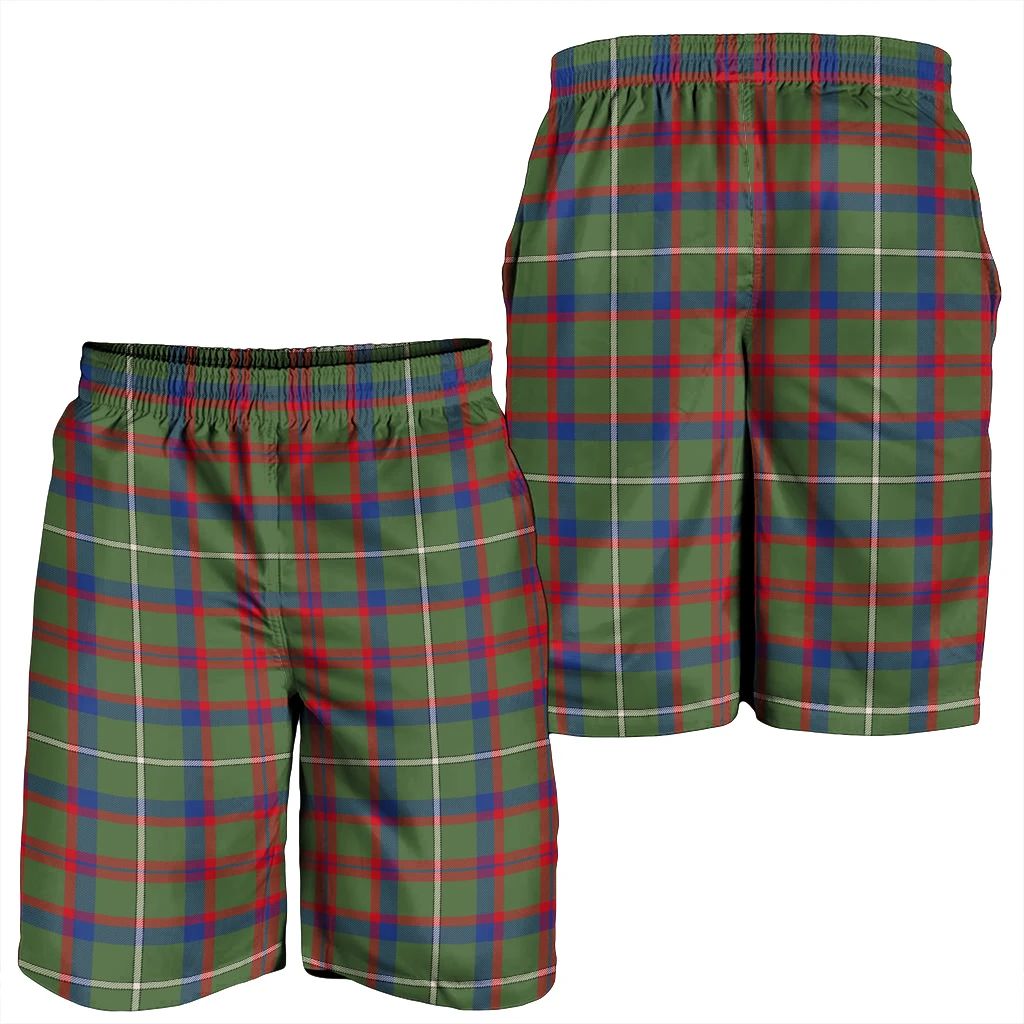 Shaw Green Modern Tartan Classic Men's Shorts