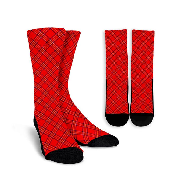 Burnett Modern Tartan Classic Crew Socks