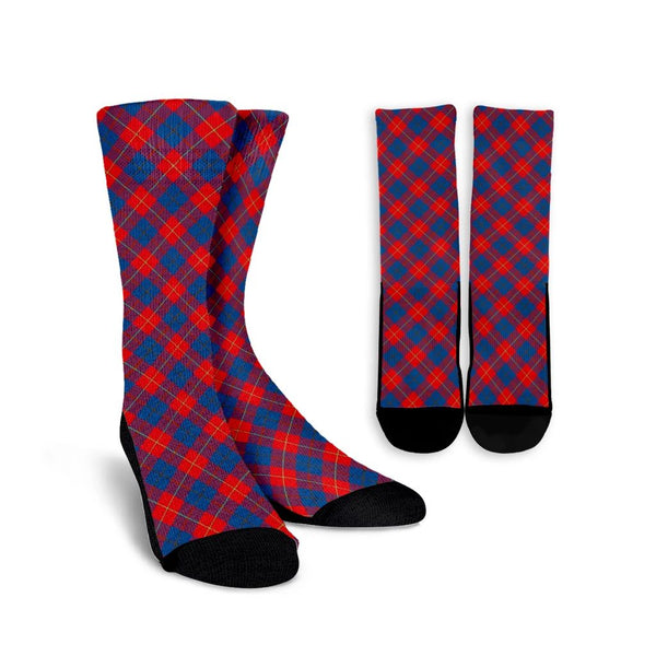 Galloway Red Tartan Classic Crew Socks