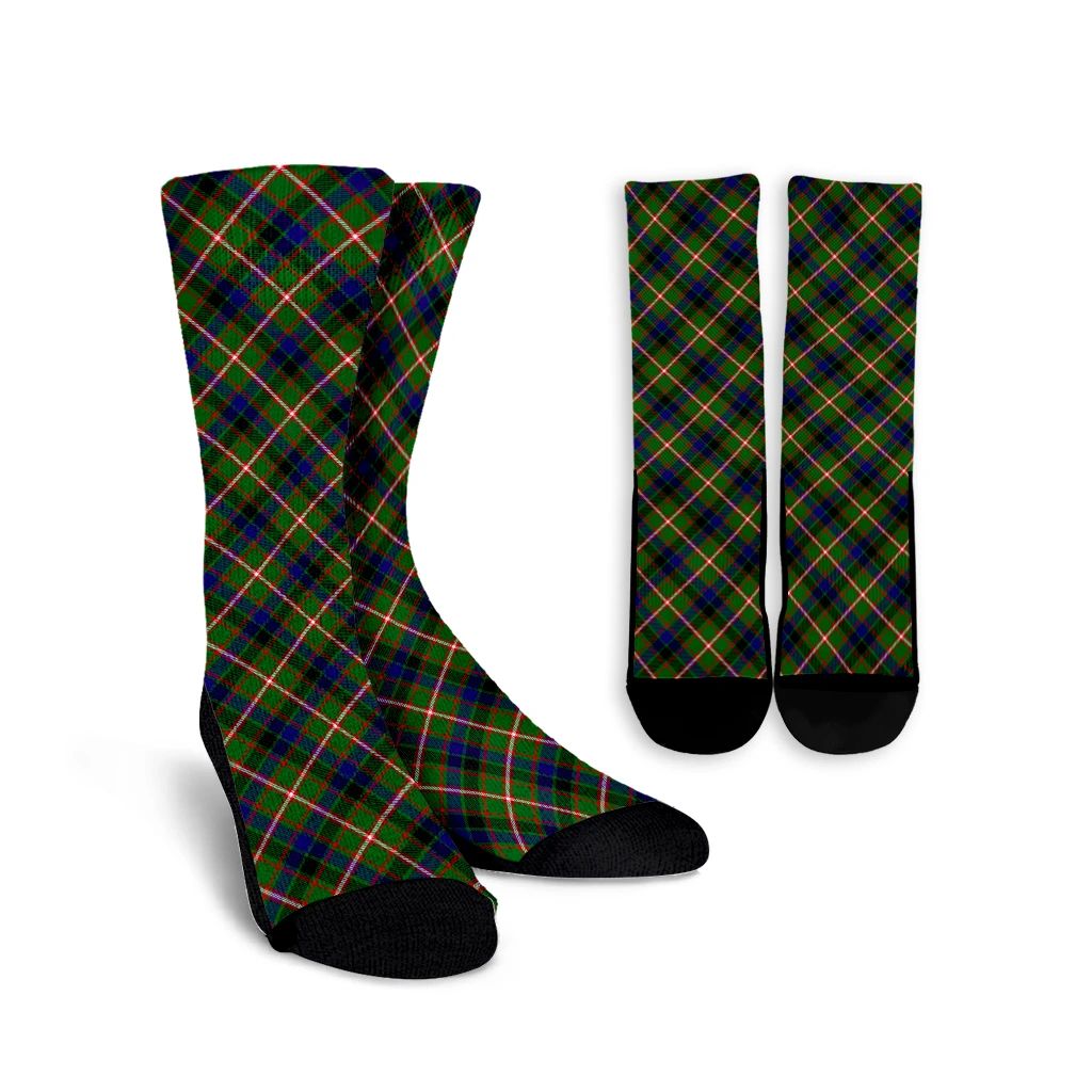 Reid Green Tartan Classic Crew Socks