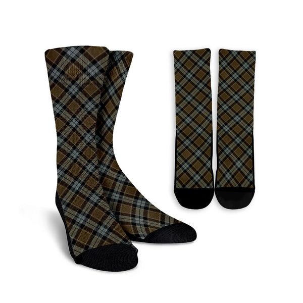 Graham of Menteith Weathered Tartan Classic Crew Socks