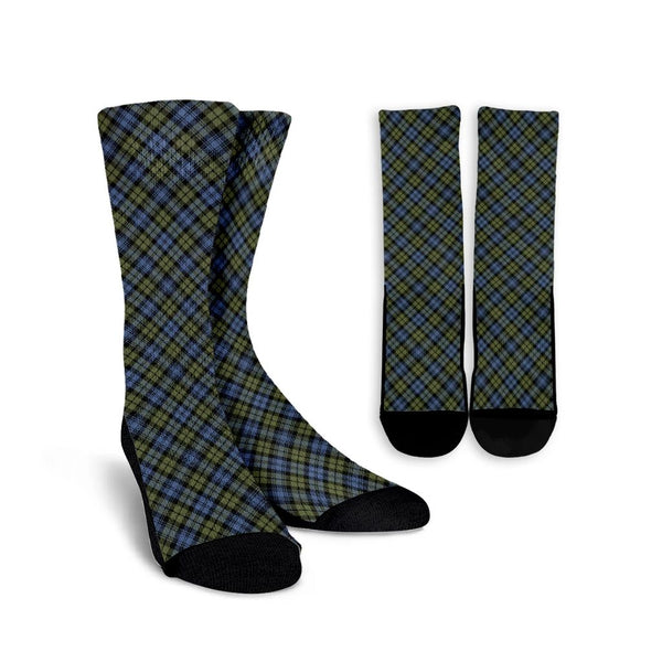 Campbell Faded Tartan Classic Crew Socks