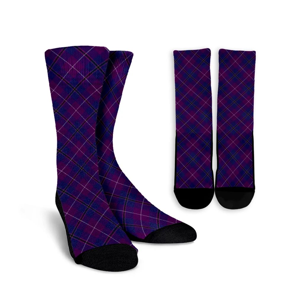 Pride of Glencoe Tartan Classic Crew Socks