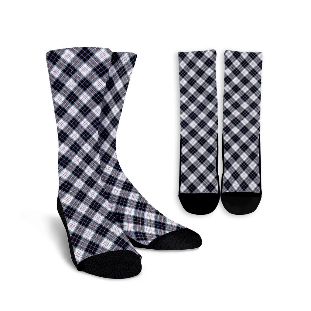 MacRae Dress Modern Tartan Classic Crew Socks