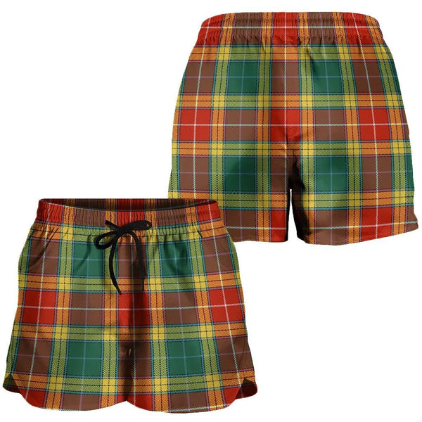 Buchanan Old Set Weathered Tartan Classic Women's Shorts