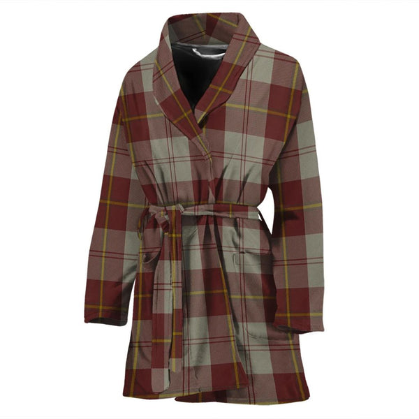 Cunningham Burgundy Dancers Tartan Classic Bath Robe