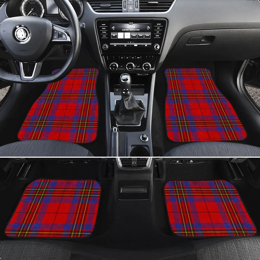 Leslie Modern Tartan Classic Car Floor Mats