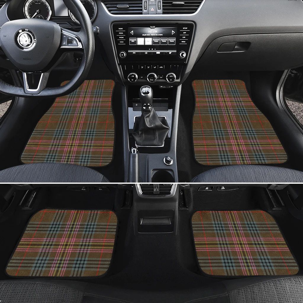 Kennedy Weathered Tartan Classic Car Floor Mats