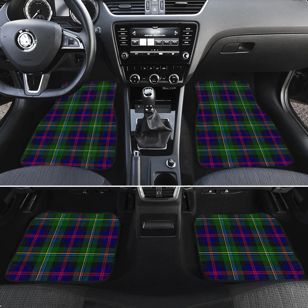 Malcolm Modern Tartan Classic Car Floor Mats