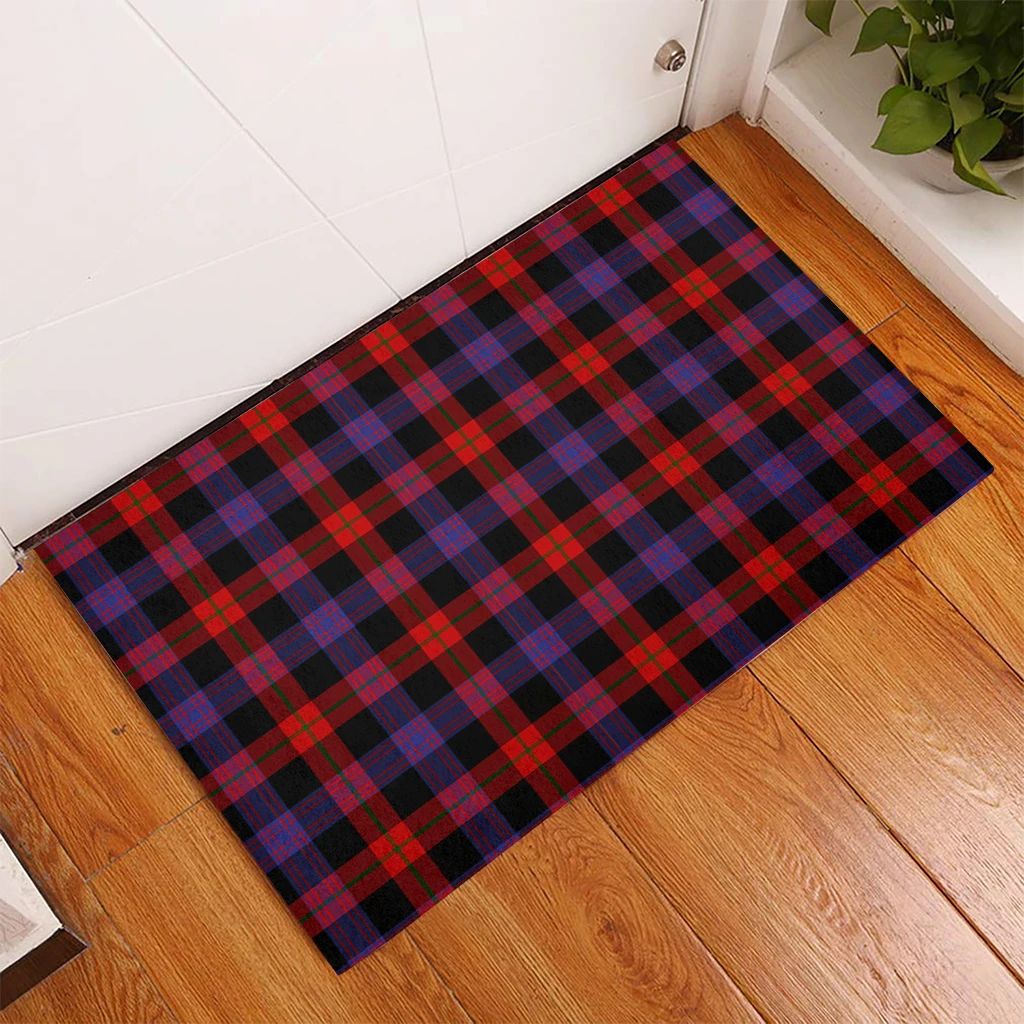 Brown Modern Tartan Classic Door Mat