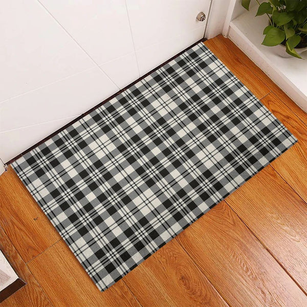 Scott Black & White Ancient Tartan Classic Door Mat