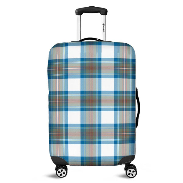 Stewart Muted Blue Tartan Classic Luggage Cover