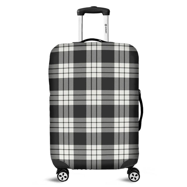 MacFarlane Black & White Ancient Tartan Classic Luggage Cover