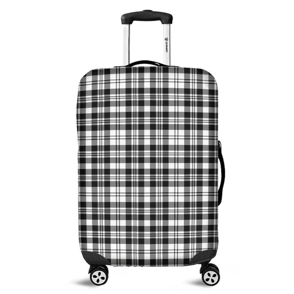 Scott Black & White Modern Tartan Classic Luggage Cover