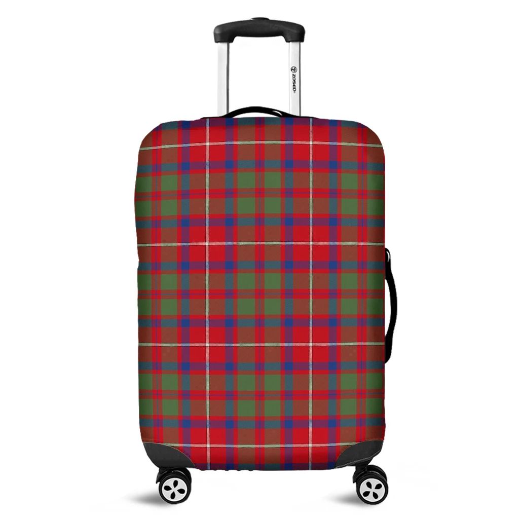 Shaw Red Modern Tartan Classic Luggage Cover