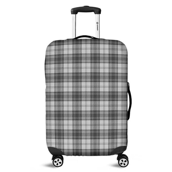 Douglas Grey Modern Tartan Classic Luggage Cover