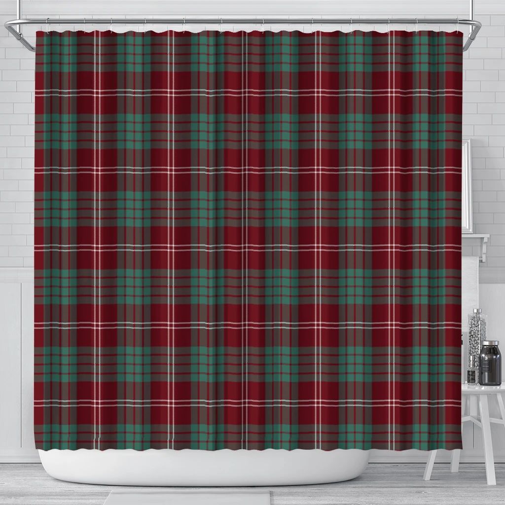 Crawford Modern Tartan Classic Shower Curtain