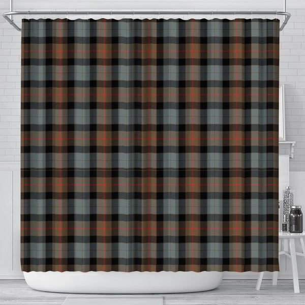 Gunn Weathered Tartan Classic Shower Curtain