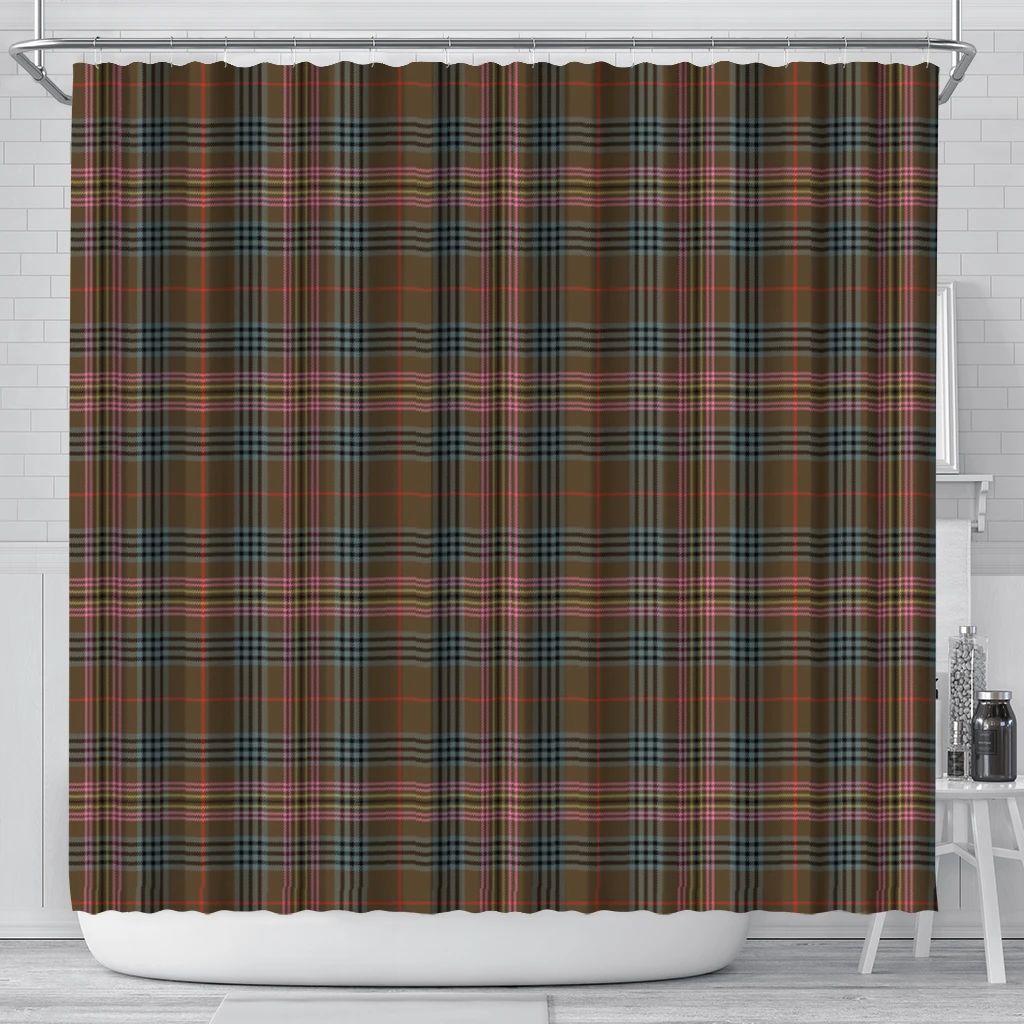 Kennedy Weathered Tartan Classic Shower Curtain