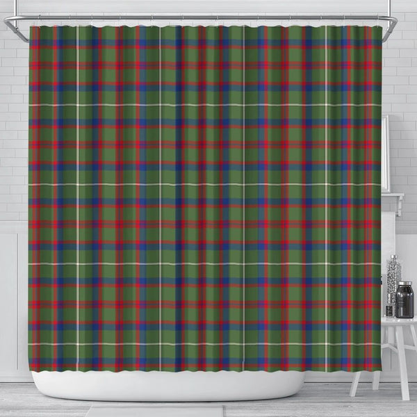 Shaw Green Modern Tartan Classic Shower Curtain