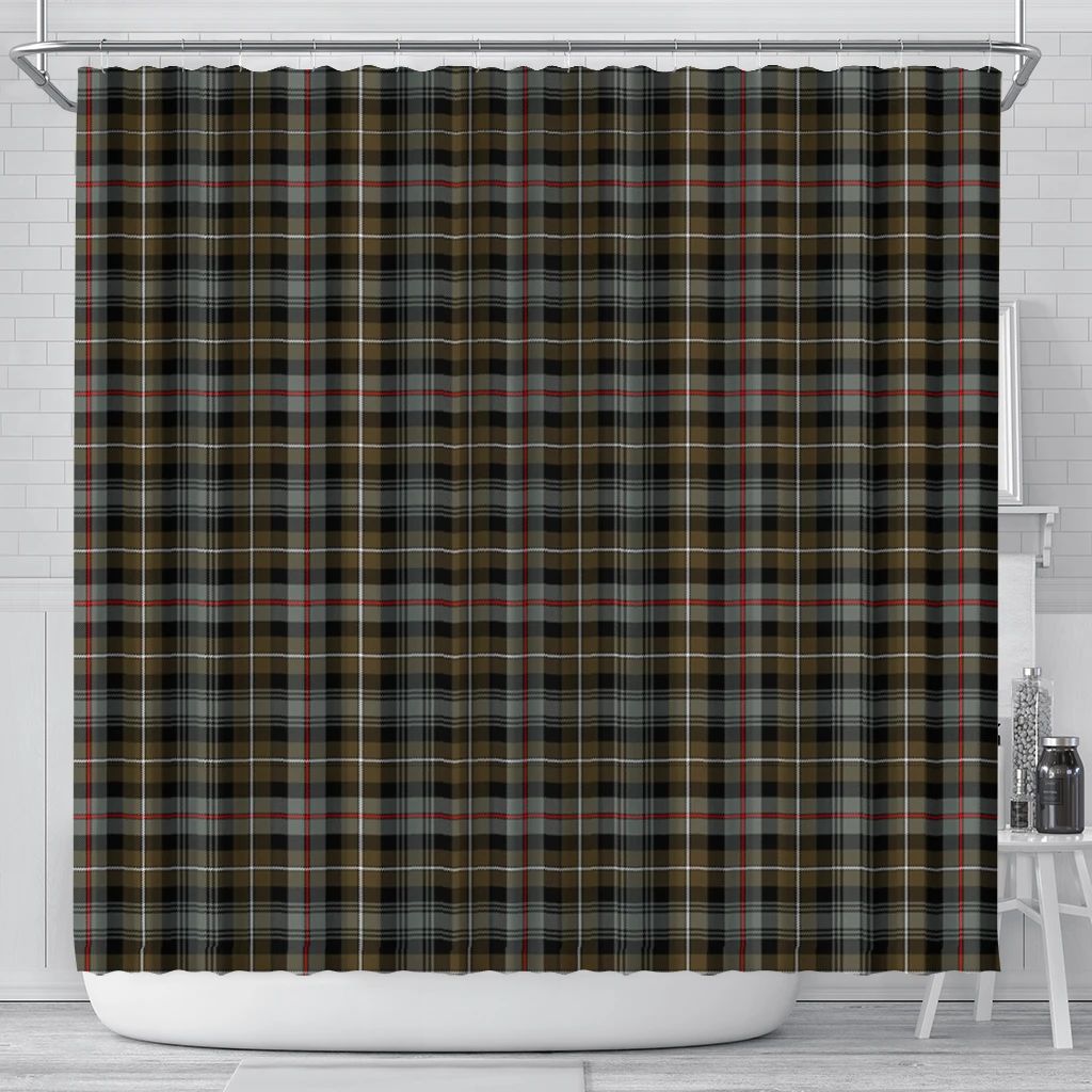 MacKenzie Weathered Tartan Classic Shower Curtain