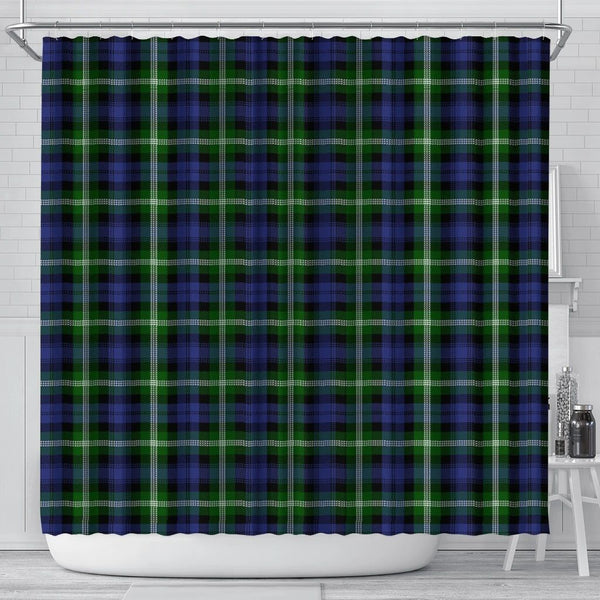 Baillie Modern Tartan Classic Shower Curtain