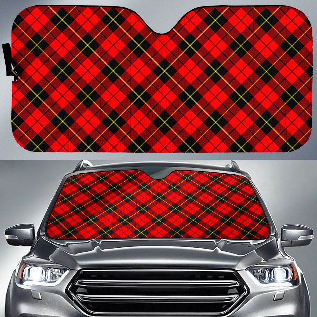 Wallace Hunting Red Tartan Classic Auto Sun Shade