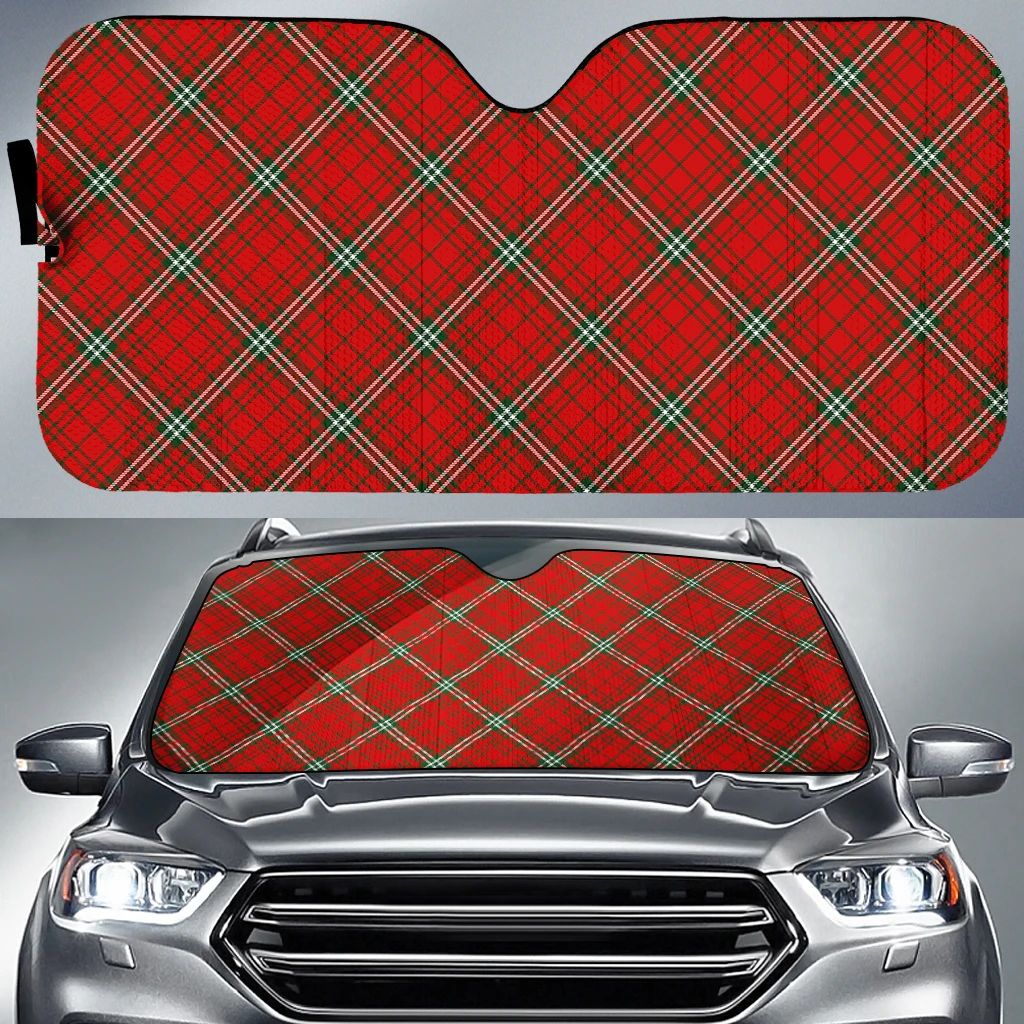 MacLay Modern Tartan Classic Auto Sun Shade