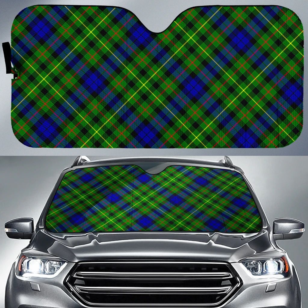 Rollo Modern Tartan Classic Auto Sun Shade