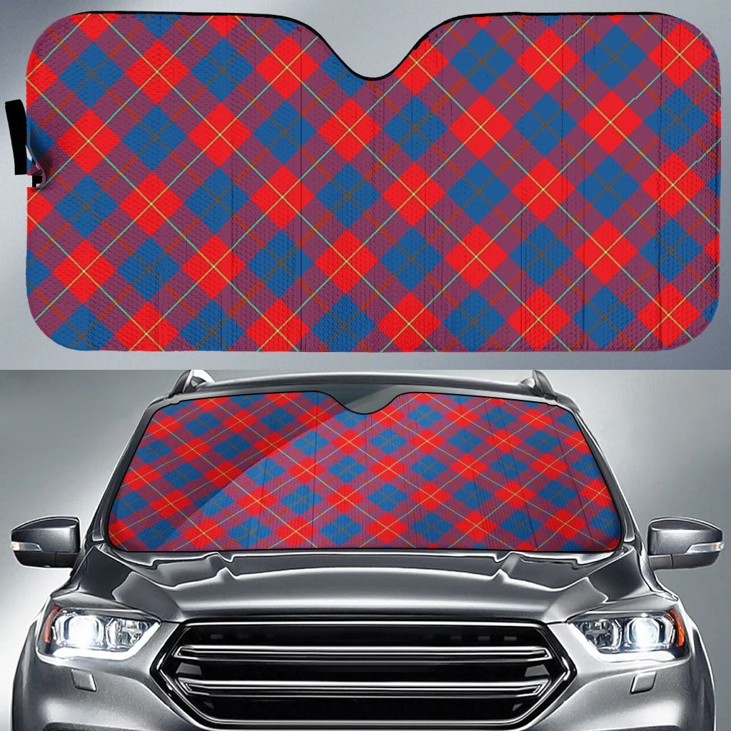 Galloway Red Tartan Classic Auto Sun Shade