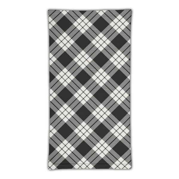 MacFarlane Black & White Ancient Tartan Classic Neck Gaiter