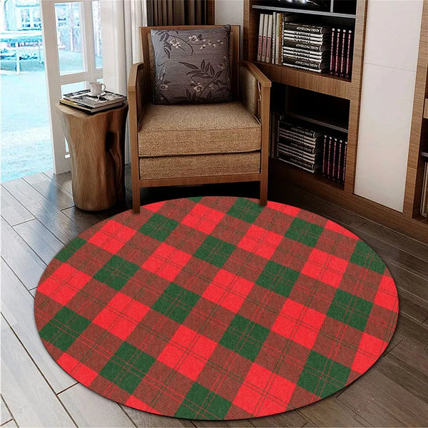 Erskine Modern Tartan Classic Round Carpet