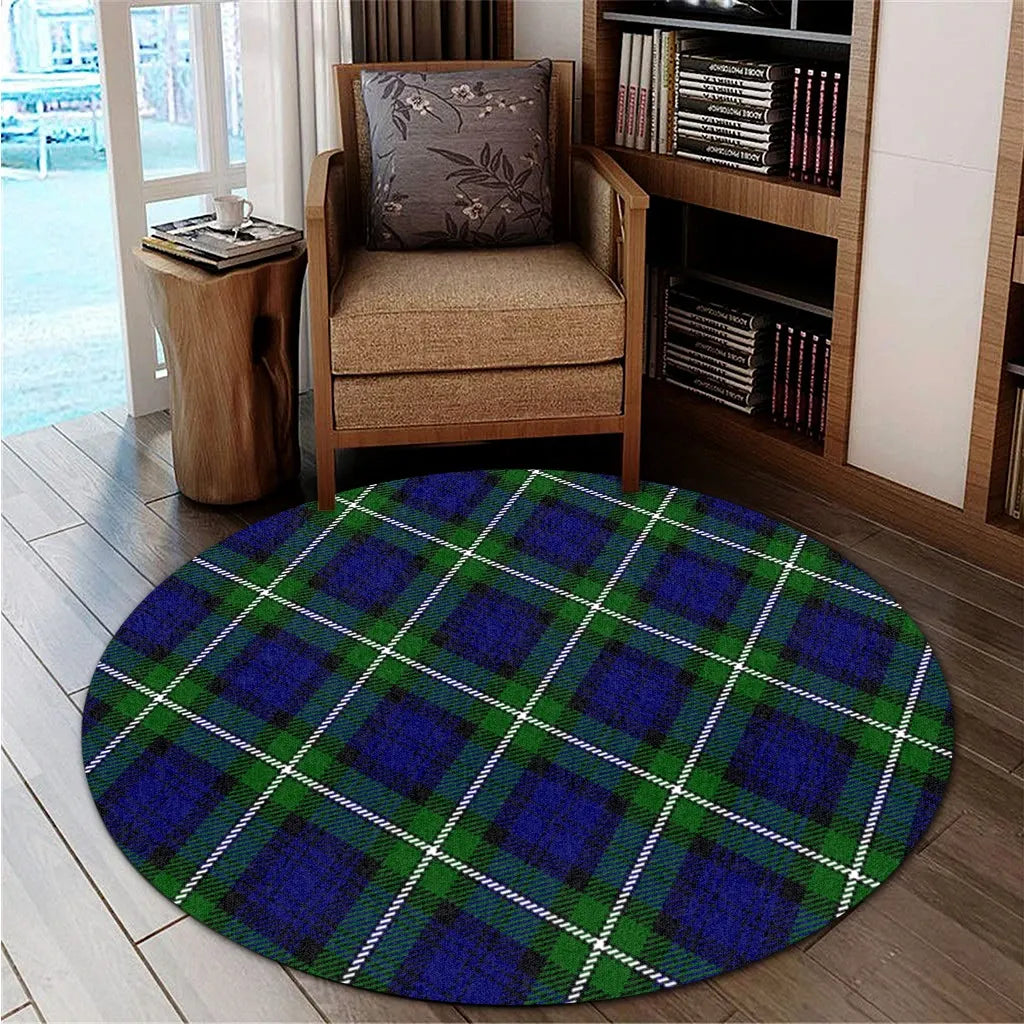 Forbes Modern Tartan Classic Round Carpet