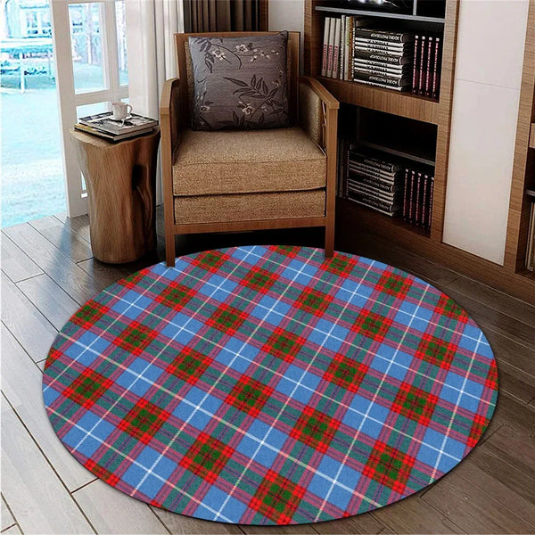 Edinburgh District Tartan Classic Round Carpet