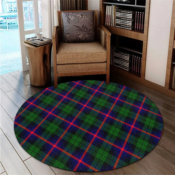 Urquhart Modern Tartan Classic Round Carpet