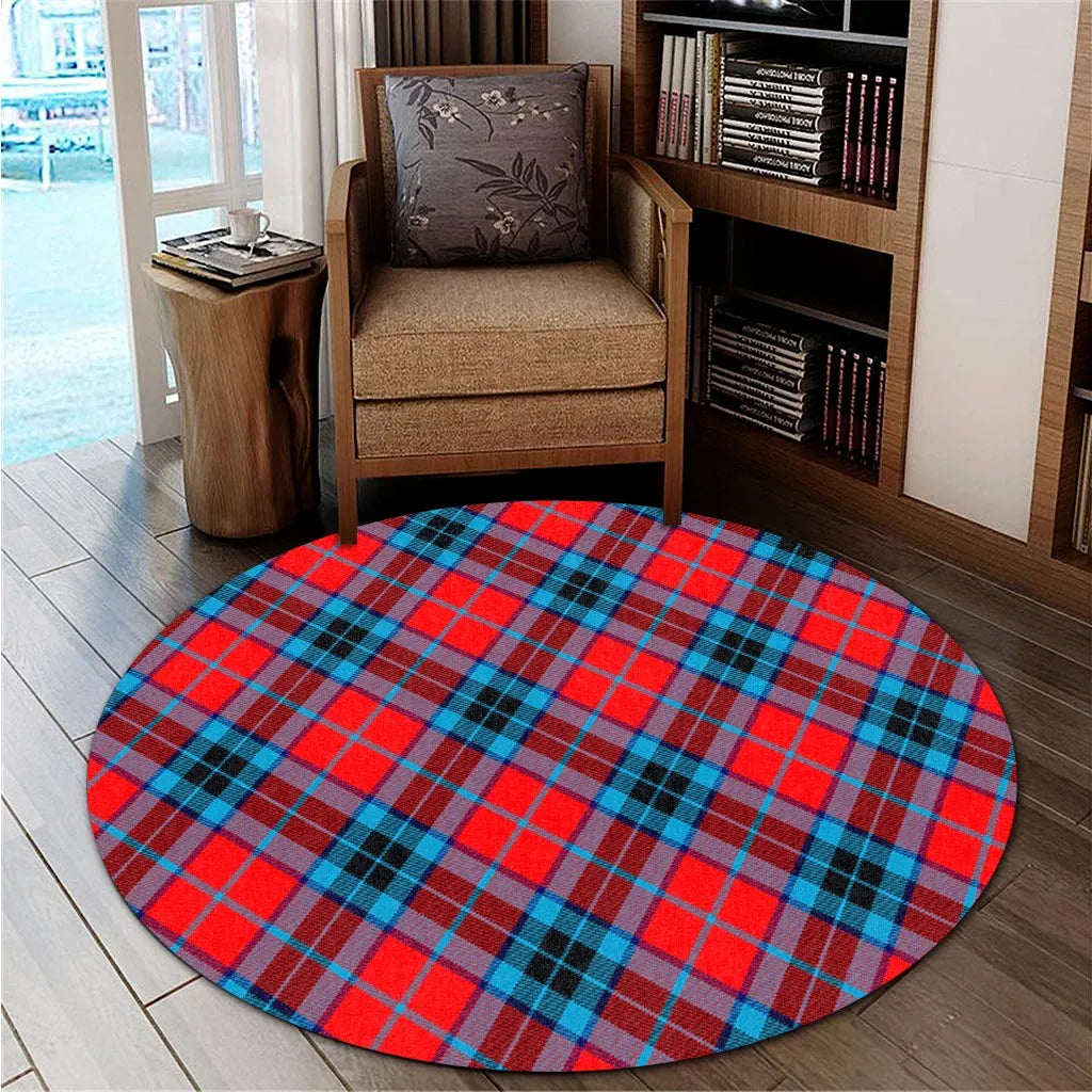 MacTavish Modern Tartan Classic Round Carpet