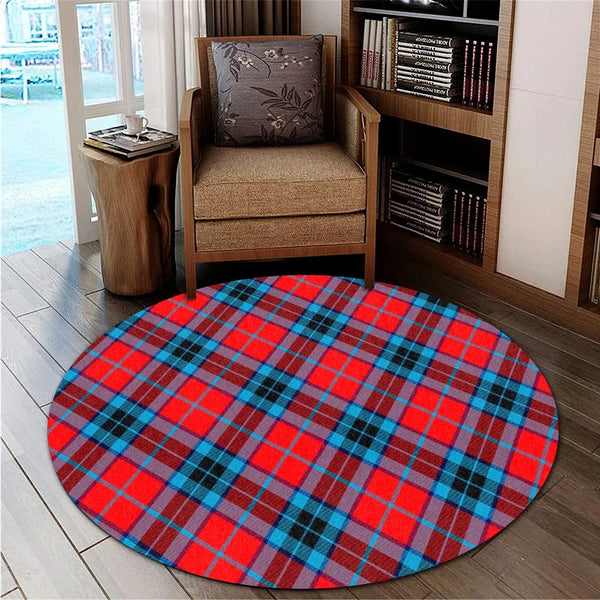 MacTavish Modern Tartan Classic Round Carpet