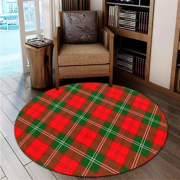 Lennox Modern Tartan Classic Round Carpet