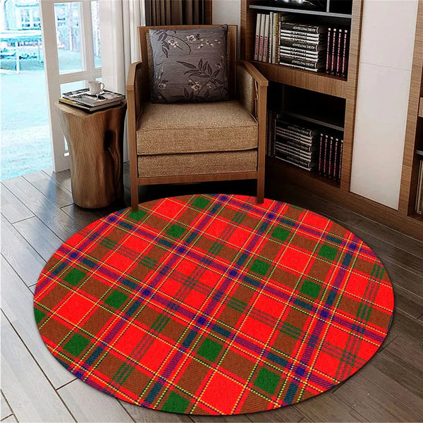 Munro Modern Tartan Classic Round Carpet