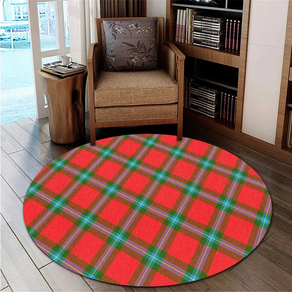 MacLaine of Loch Buie Tartan Classic Round Carpet