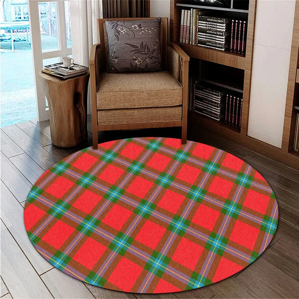 MacLaine of Loch Buie Tartan Classic Round Carpet