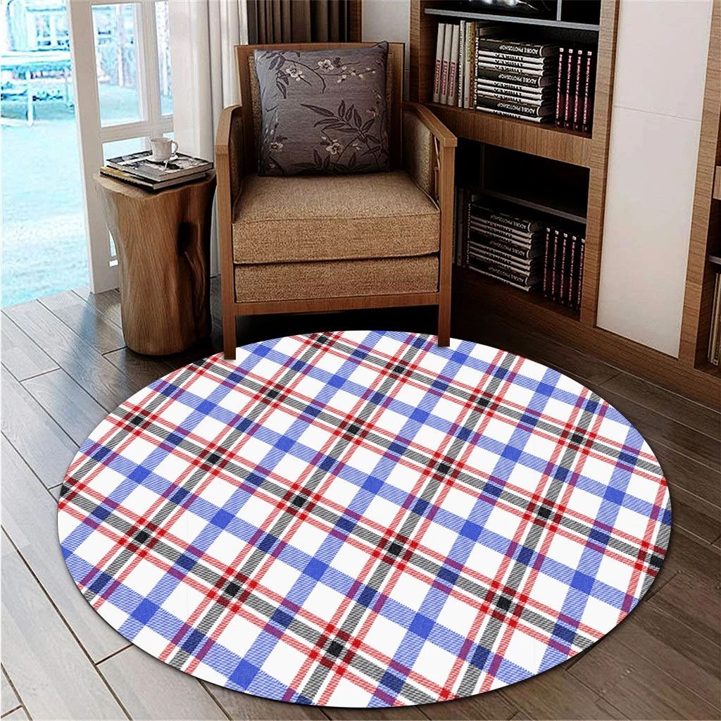 Boswell Modern Tartan Classic Round Carpet