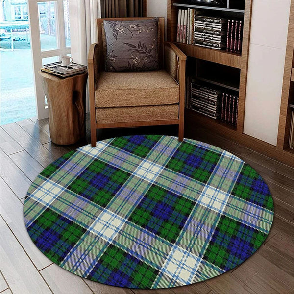 Blackwatch Dress Modern Tartan Classic Round Carpet