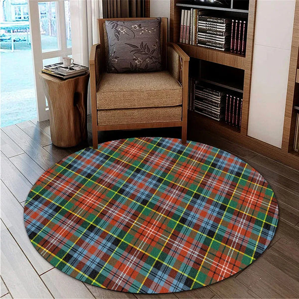 Caledonia Ancient Tartan Classic Round Carpet